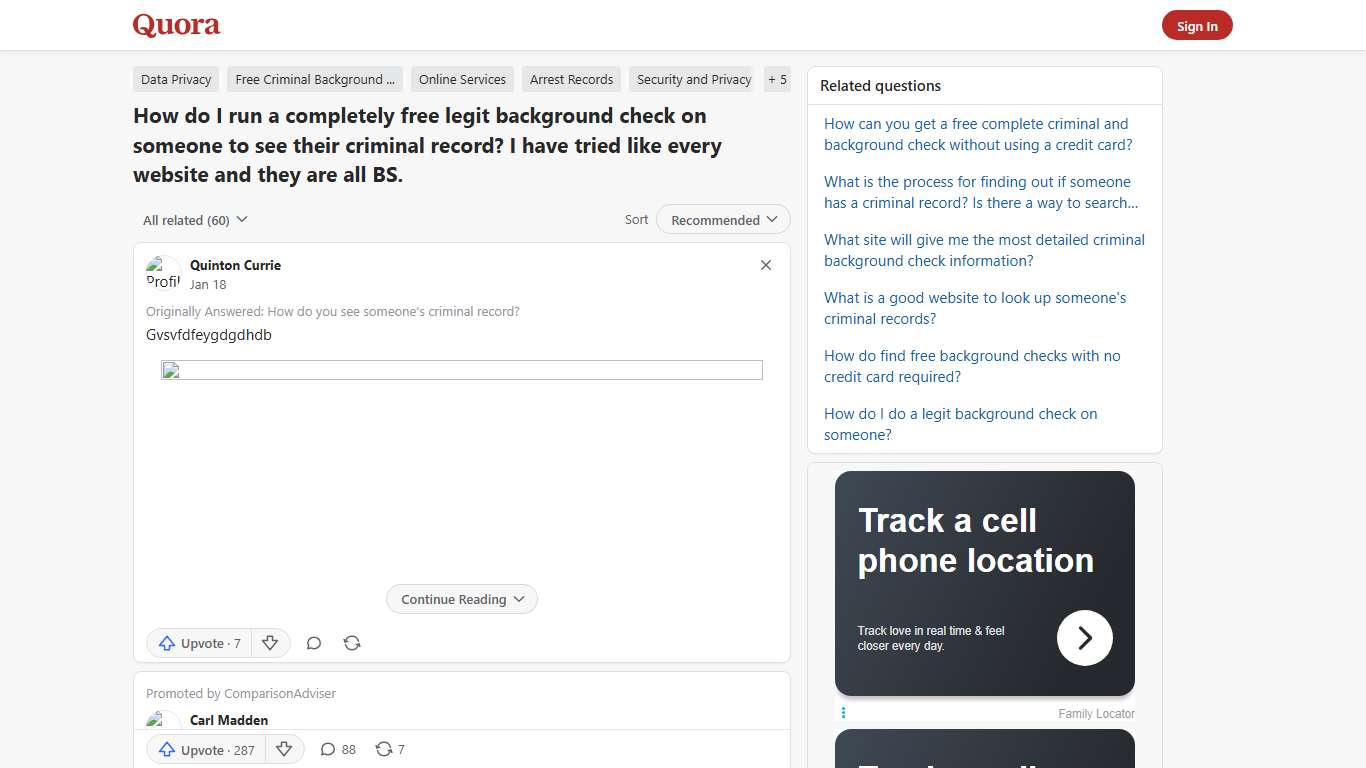 How to run a completely free legit background check on someone to see their criminal record - Quora